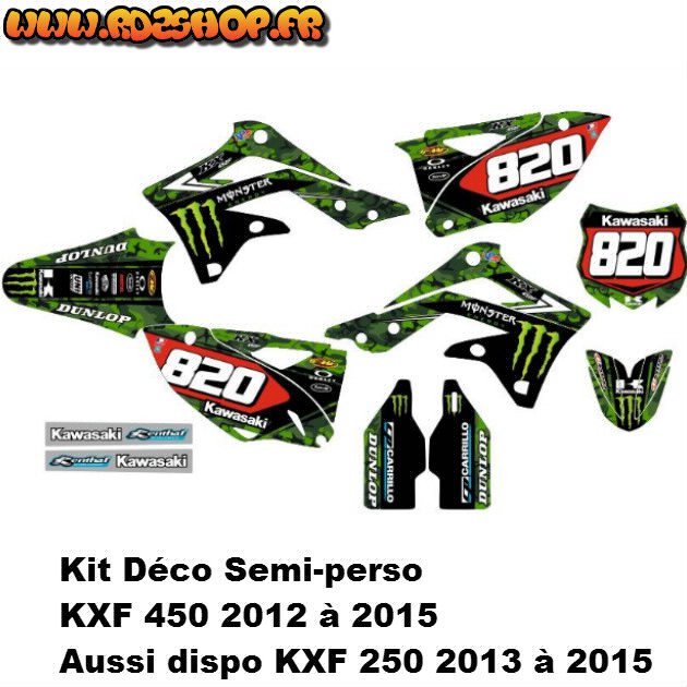 Kit D Co Semi Perso Kawasaki Kxf Rd Shop