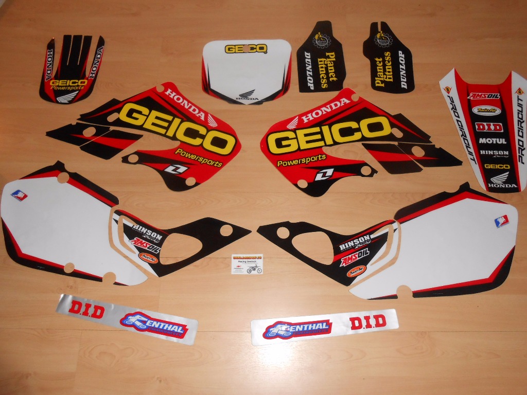 Kit Déco complet HONDA CR 125/250 ( 1997 à 1999 ) - Rd2shop