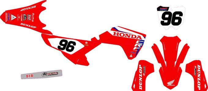 kit deco - graphics - hrc - crf - 250 - 450 - 2025 - autocollants - stickers - crf250 - crf450 -