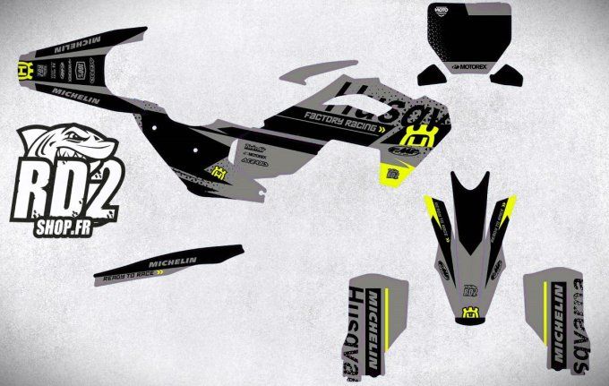 kit - deco - graphics - hva - fc - tc - te - fe - 2023 - 2024 - 2025 - jaune - fluo - gris - nardo -