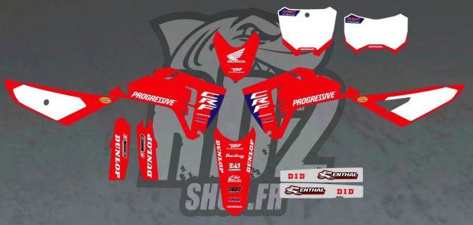 kit deco - hrc - CRF -450 - 2025 - CRF450 - honda - 2026 -graphics -