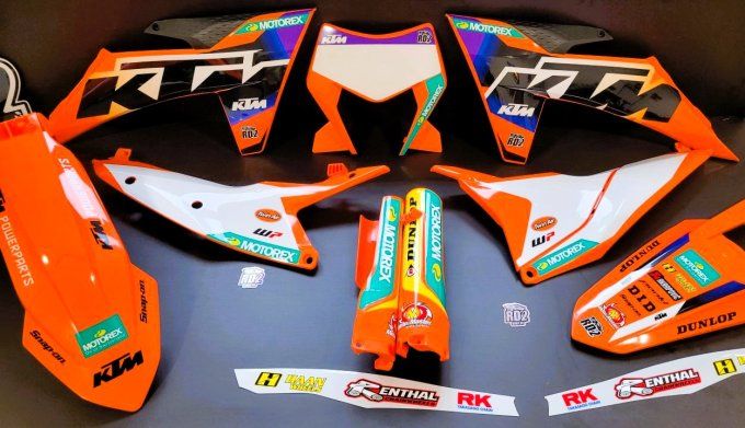 kit deco - ktm - sx - sxf - 2023 - 2024 - 2025 - 2026 - rd2 - team - exc - excf - graphics - sticker