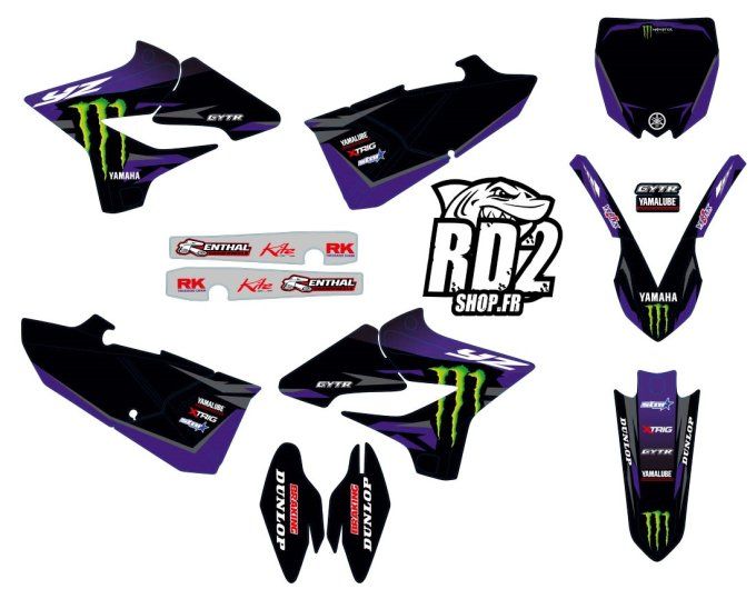 kit deco - rd2 - monster - yz 125 - yz 250 - 2015 - 2016 - 2017 - 2018 - 2019 - 2020 - 2021 -