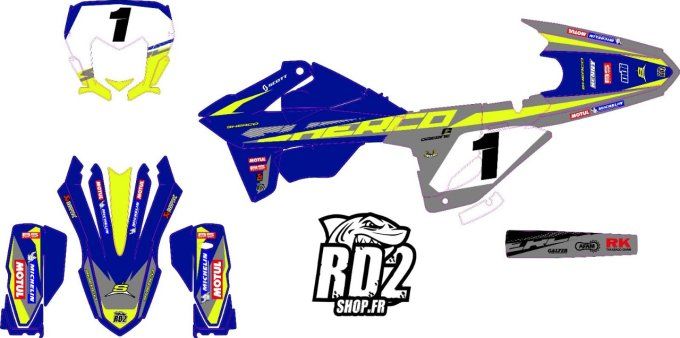 kit deco - stickers - sherco - 125 - 250 - 300 - 450 - 2025 - enduro - factory -