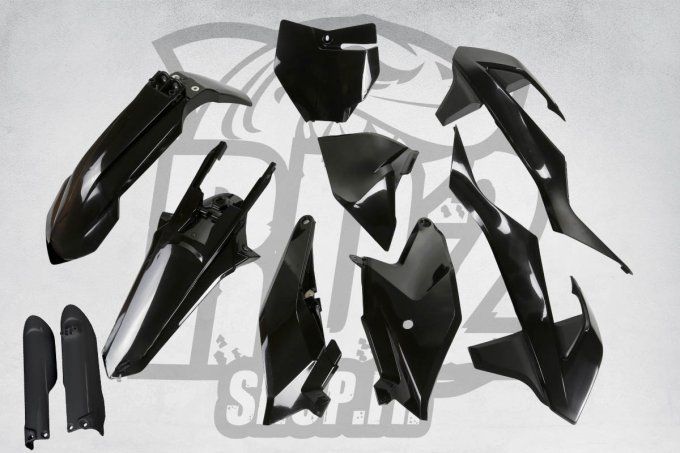 kit - plastique - ktm - sx85 -sx -85-noir - 2018 - 2019- 2020 - 2021 -2022 -2023 -plastic -