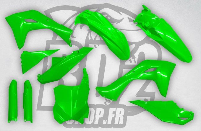 kit - plastique - kxf - 250 - 450 - 2024 - 2025 - 2026 - vert - green - mx - kawasaki -plastic -kx -