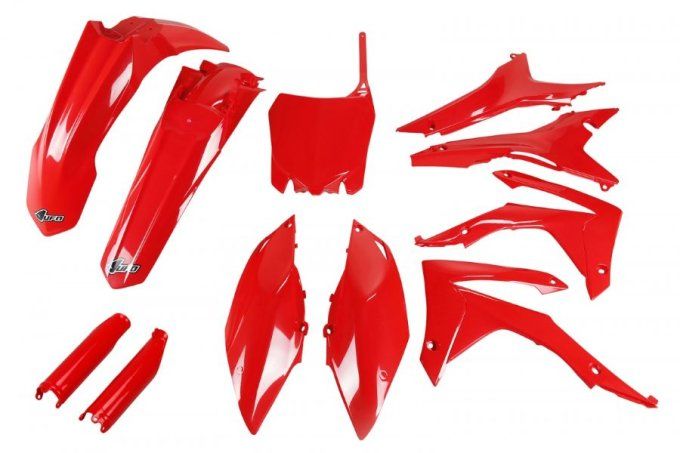 kit  - plastique - plastic - honda - crf - 250 - 450 - 2013 - 2014 - 2015 - 2016 - 2017 - rouge - re