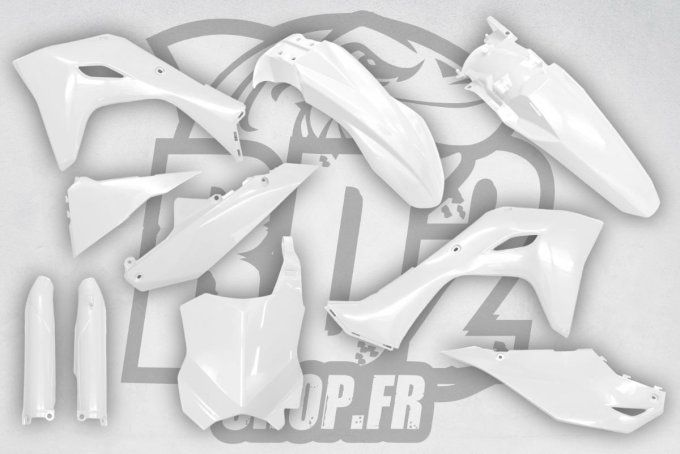 kit - plastique - plastic - kxf - 250 - 450 - 2024 - 2025 - 2026 - blanc - white - mx - kawasaki -