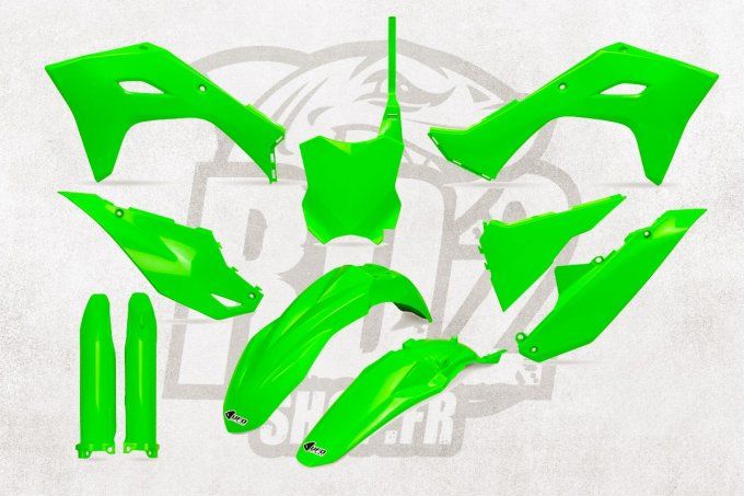 kit-plastique-plastic-kxf-250-450-2024-2025-2026-vert-fluo-neon-green-mx-kawasaki-kx