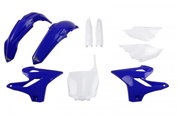kit plastique - yamaha - yz 125 - yz 250 - 2019 - 2020 - 2021 - 208 - 2017 - 2016 - 2015 -BLANC - b