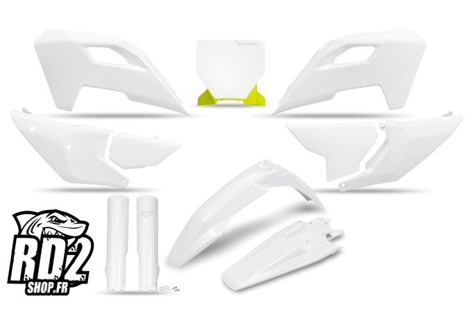 kit-plastiques-blanc-ufo-husqvarna-tc-fc-2023-2024-plastics - white - 125 - 250 - 300 - 350 - 450 -