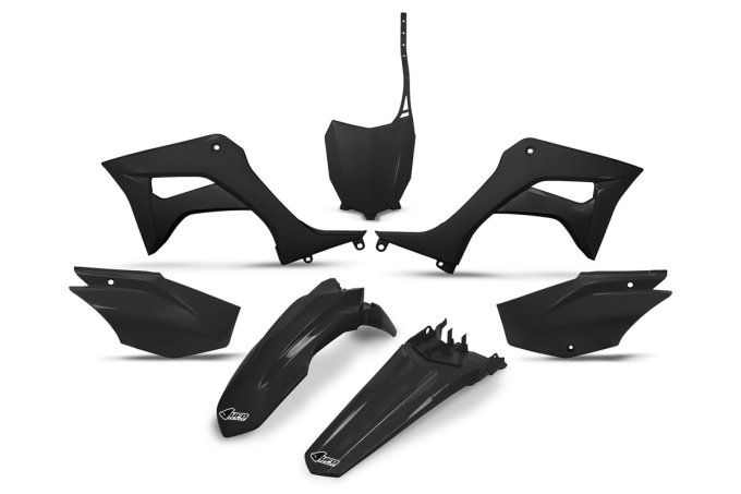 kit plastiques - crf 125 - honda - 2026 - 2025 - 2024 - 2023 - 2022 - 2021 - 2020 - 2027- noir - pl