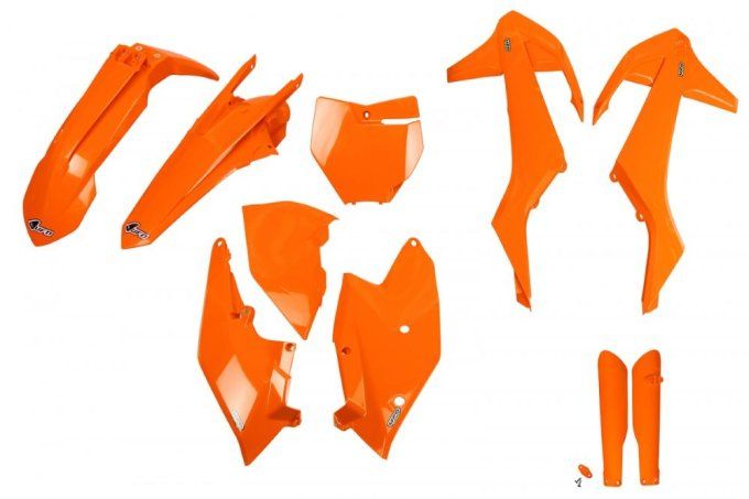 kit  plastiques - sx - sxf - 2016 - 2017 - 2018- ktm - orange - plastic -