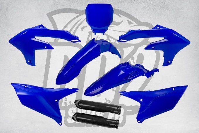 kit - plastiques - yzf - yamaha - 250 -450 - origine - bleu - 2023 - 2024 -2025 -2026 - plastic -