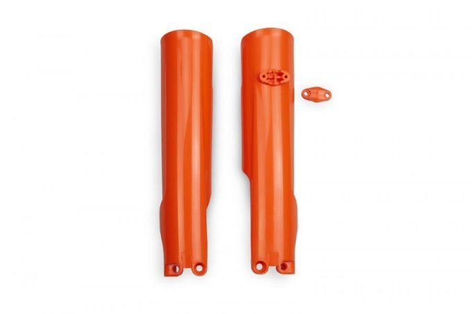 Protections-fourche- KTM -SX - SXF- 2023  - 2024 - 2025 + EXC-  EXCF 2024 - 2025-orange - ufo -