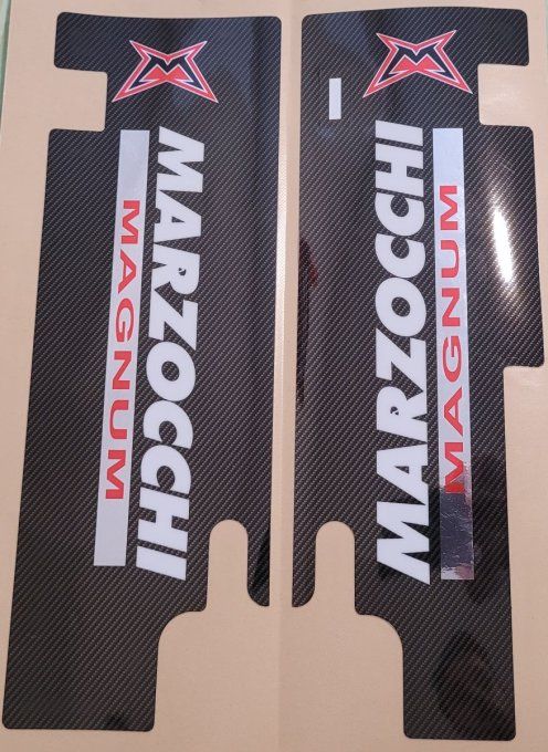 Stickers ,pour fourche,  Marzo ,marzocchi , Magnum , derbi , gilera ,